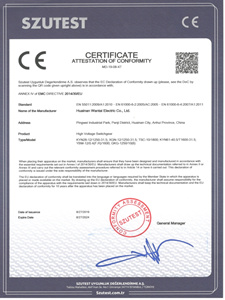 certificado CE del gabinete de interruptores de alto voltaje
